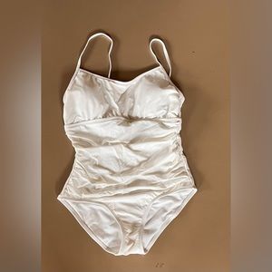 White one piece swimsuit